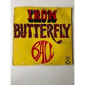 Iron Butterfly Ball LP 1969 ATCO SD 33 280 Unipak VG+ Vinyl G Sleeve Cleaned